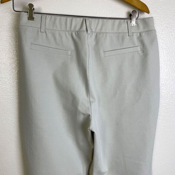 Stella Caracasi Lounge Dress Pants Birch Pull On Career Stretch Womens Large - Picture 7 of 12